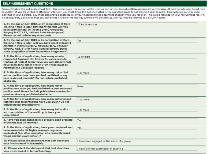 Self-Assessment